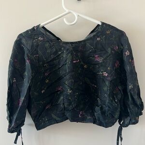 AllSaints cropped top